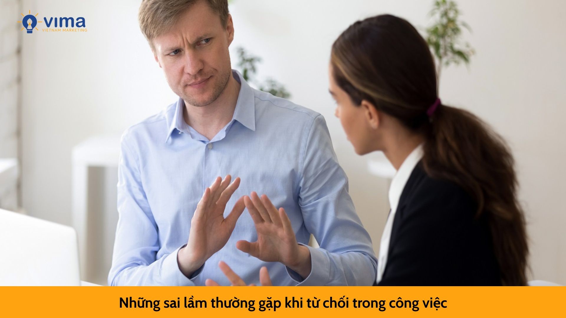 Những sai lầm thường gặp khi từ chối trong công việc
